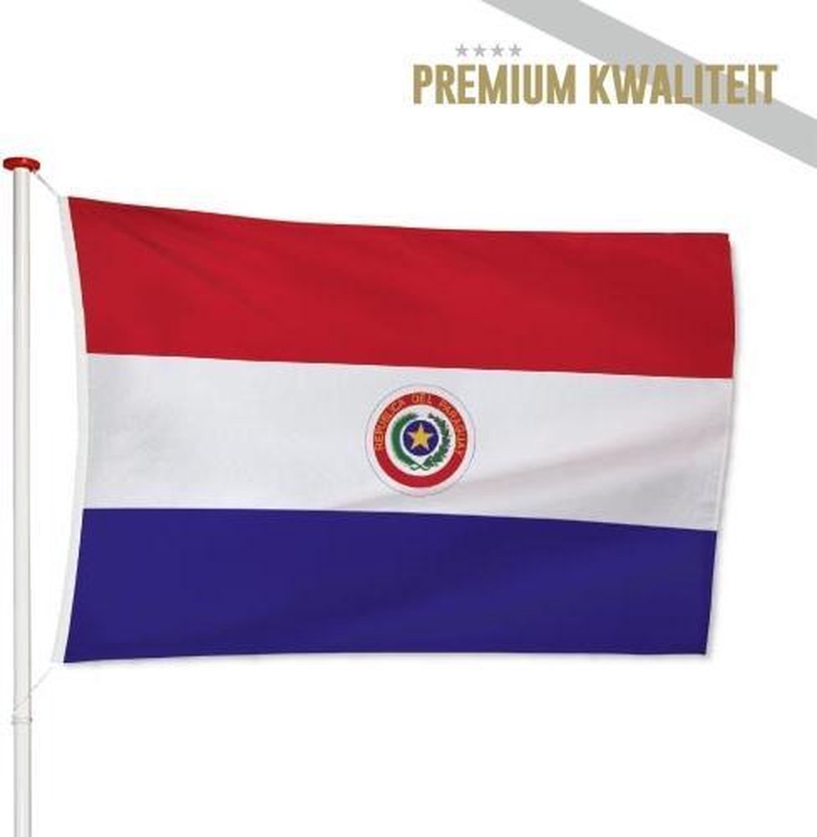 Paraguayaanse Vlag Paraguay 40x60cm