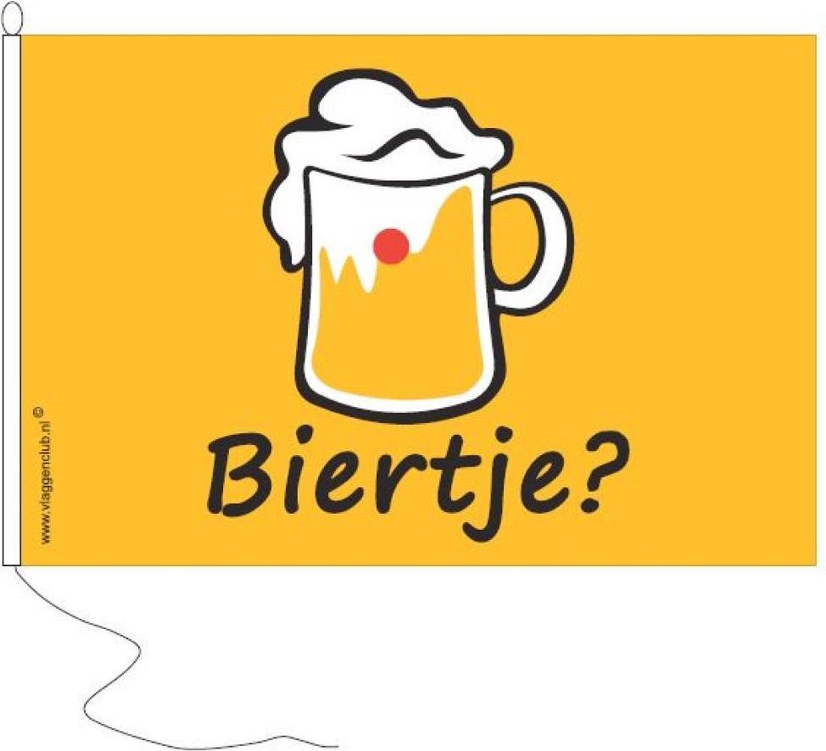 Borrelvlag Biertje? 20x30cm