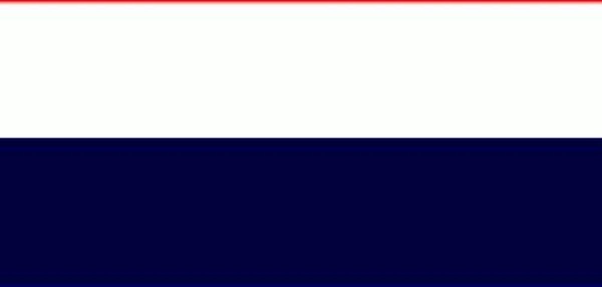 Oud Hollandse vlag / Sloepenvlag 20x30cm