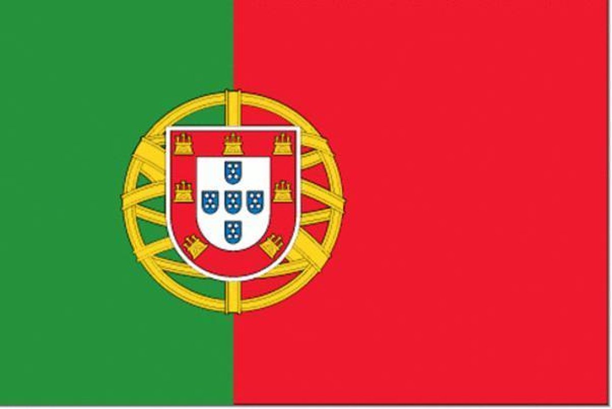 Portugese vlag 200x300cm - Spunpoly