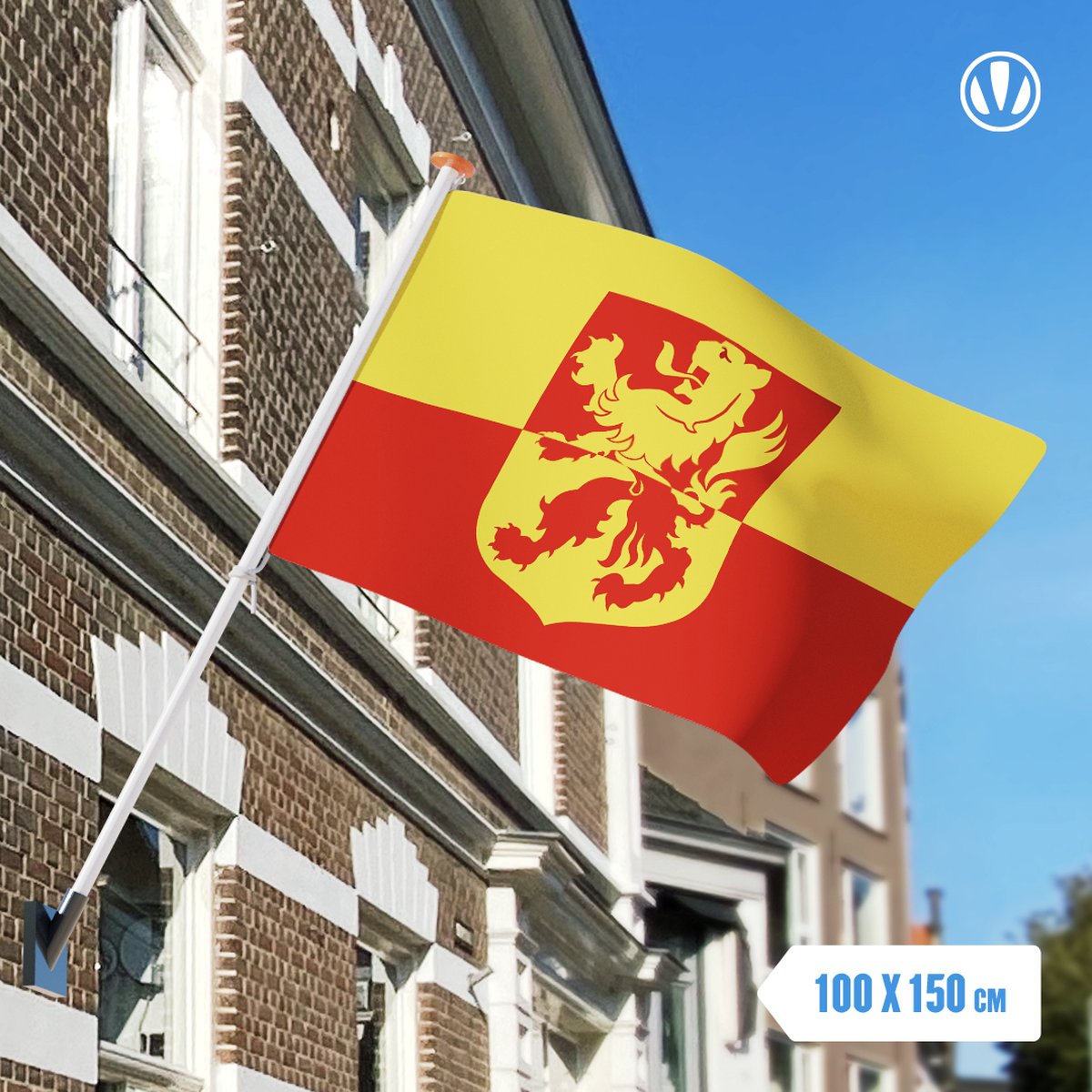 Vlag Alblasserdam 100x150cm