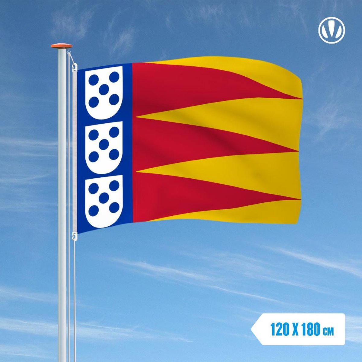 Vlag Albrandswaard 120x180cm