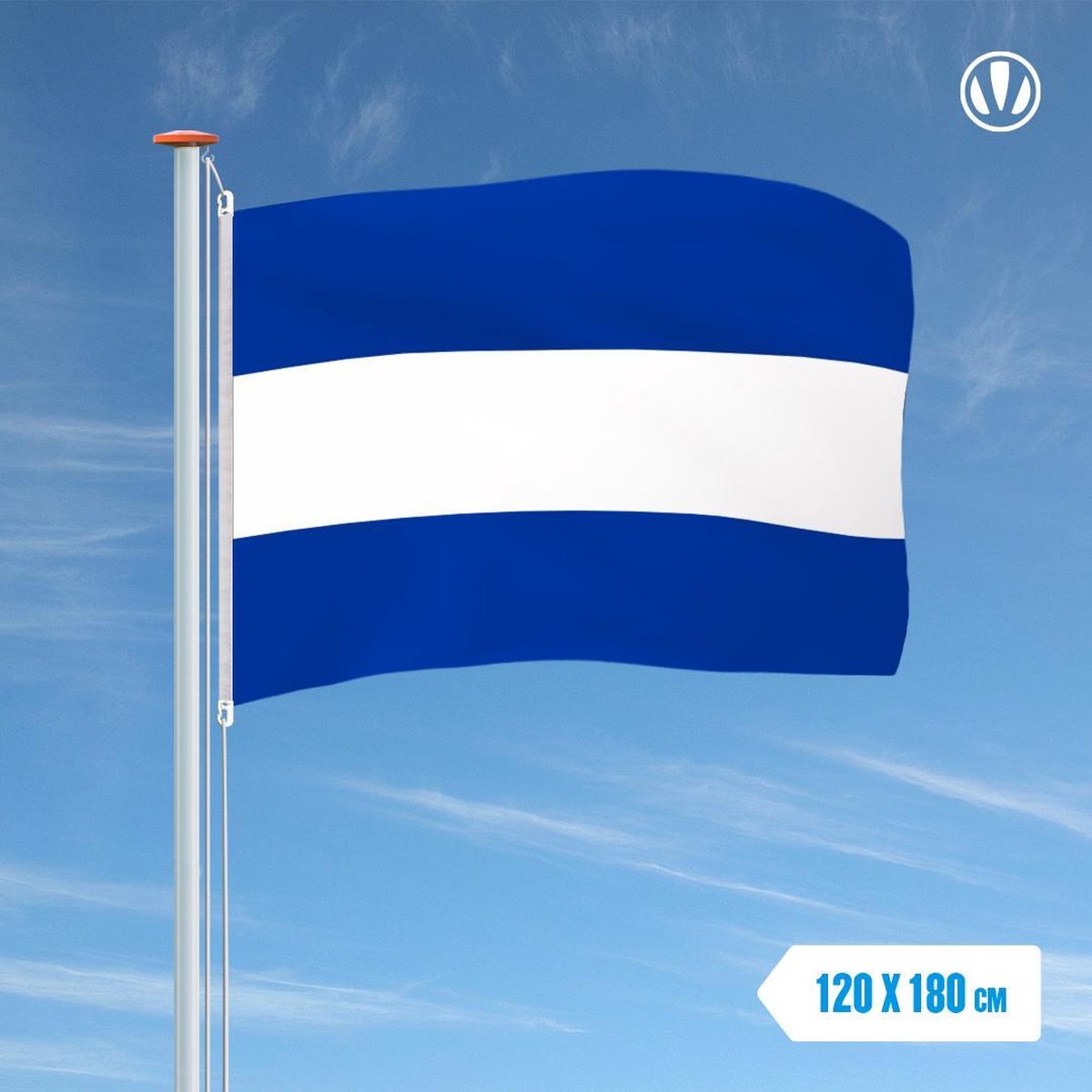 Vlag Almelo 120x180cm