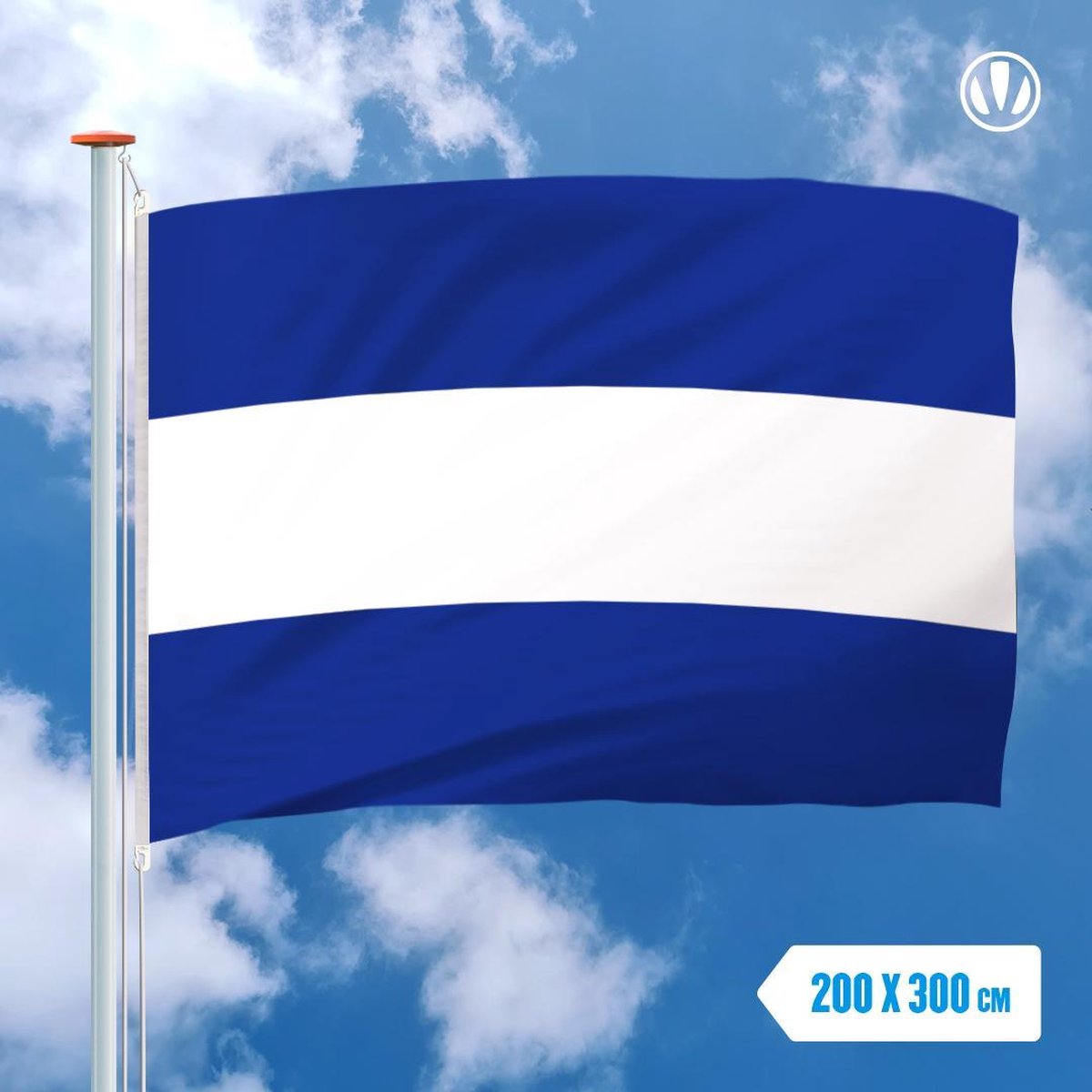 Vlag Almelo 200x300cm