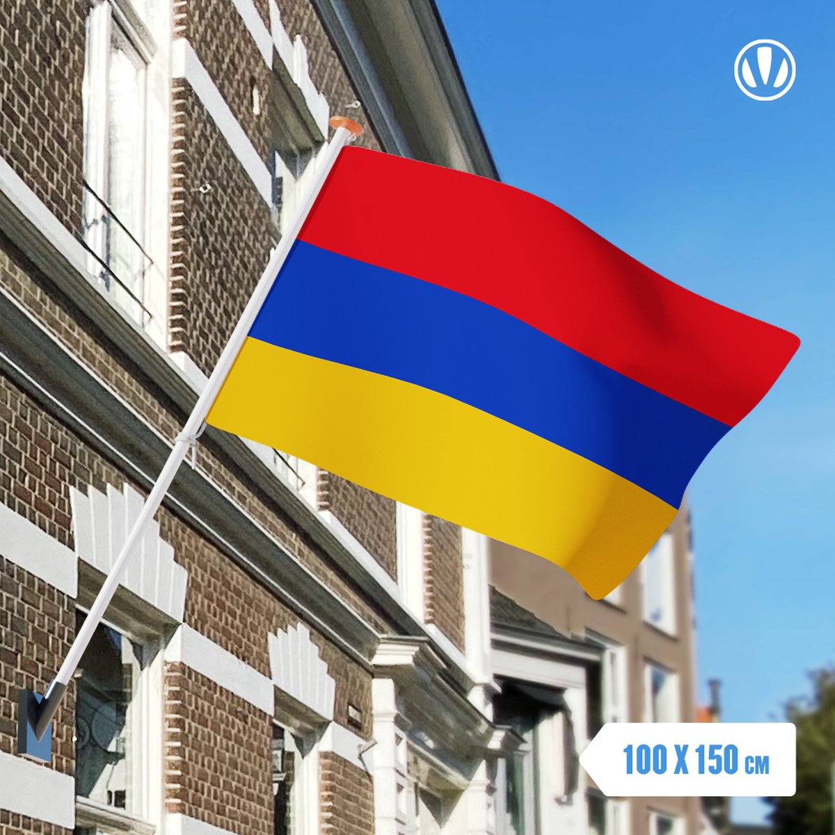 Vlag Armenië 100x150cm