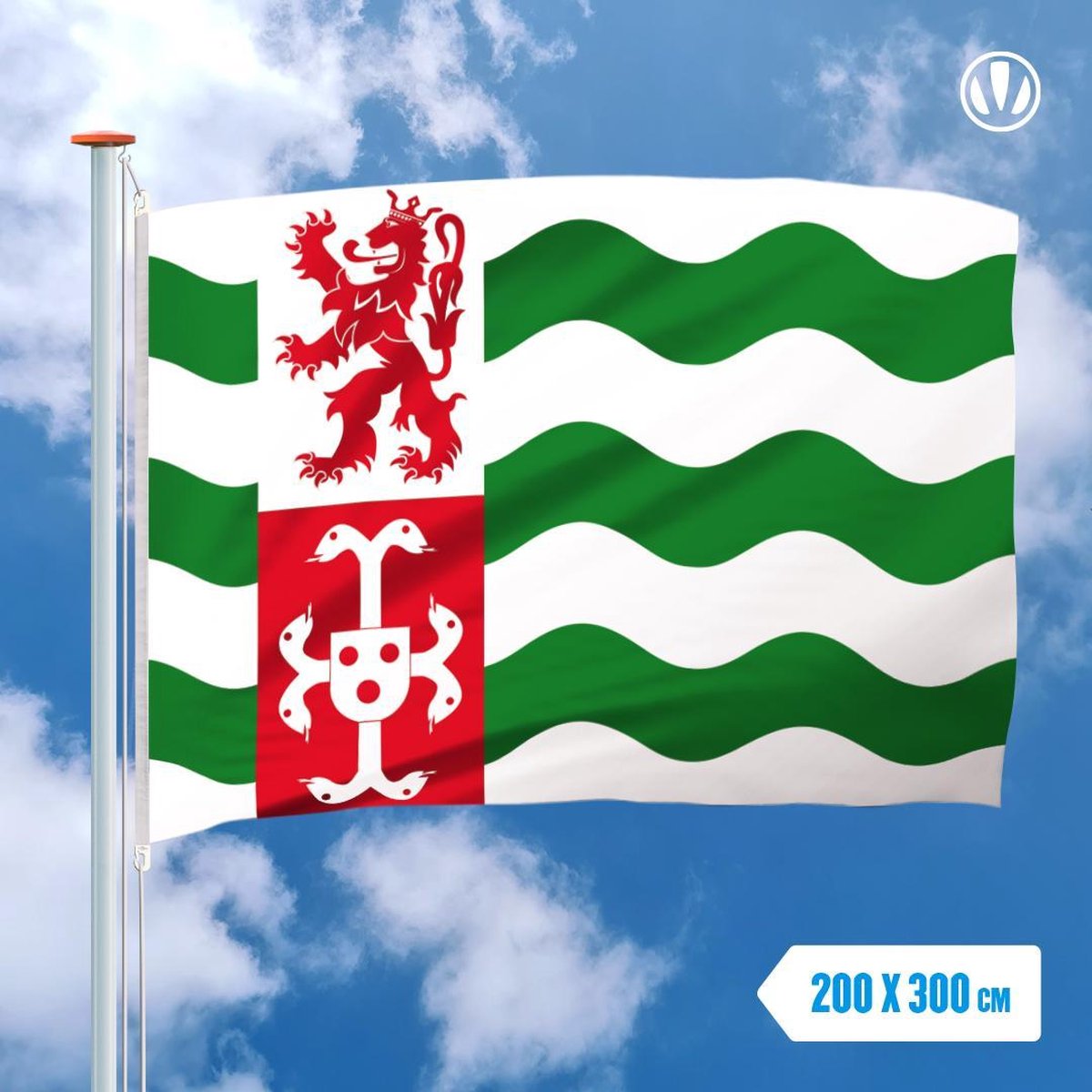 Vlag Beekdaelen 200x300cm