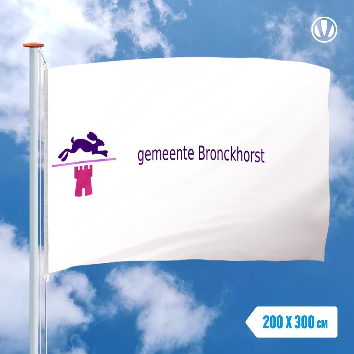 Vlag Bronckhorst 200x300cm