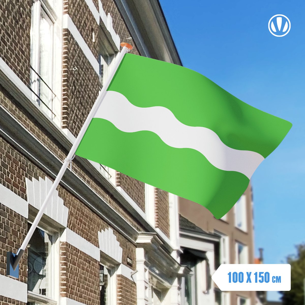 Vlag Bunnik 100x150cm