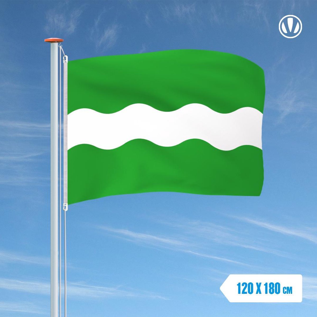 Vlag Bunnik 120x180cm