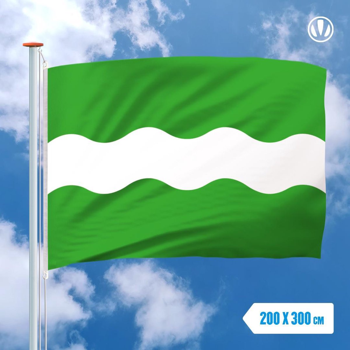 Vlag Bunnik 200x300cm