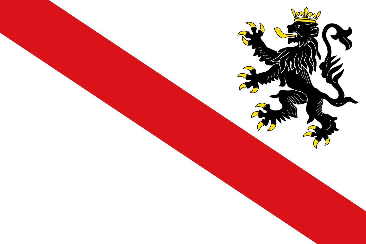 Vlag Courcelles 100x150cm