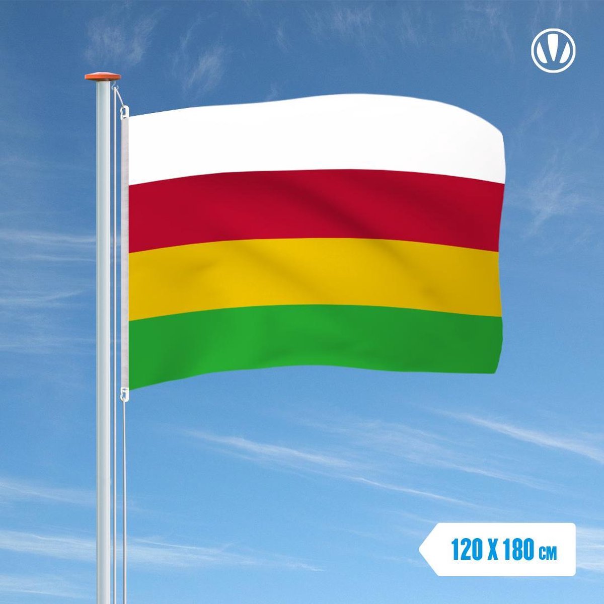 Vlag Dantumadiel 120x180cm