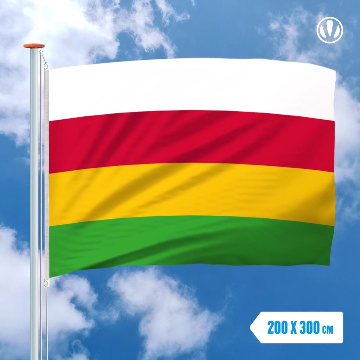 Vlag Dantumadiel 200x300cm