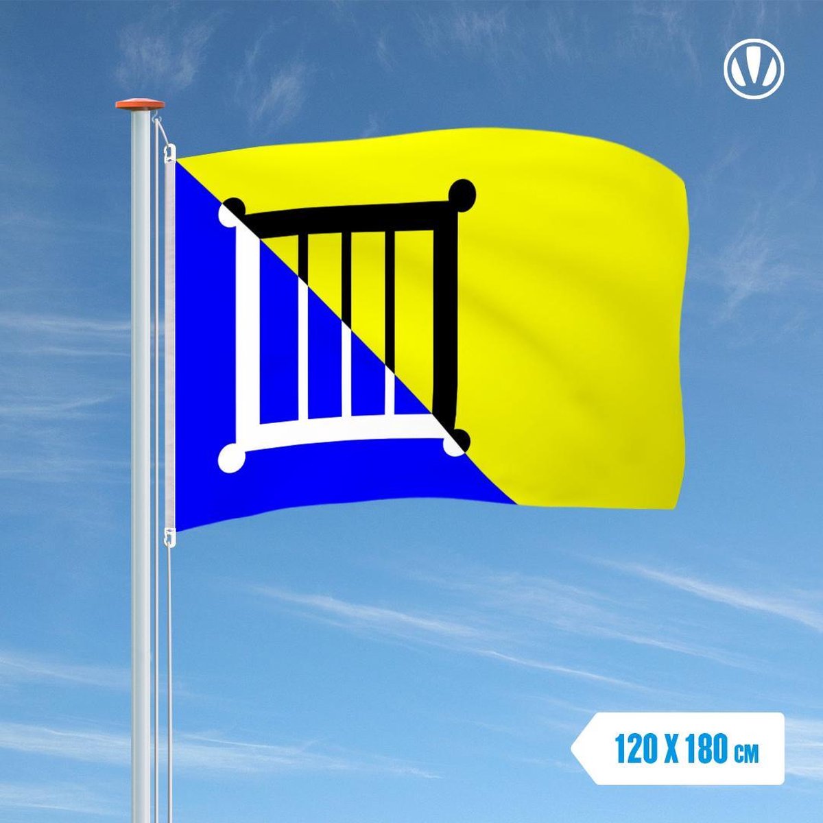 Vlag De Bilt 120x180cm