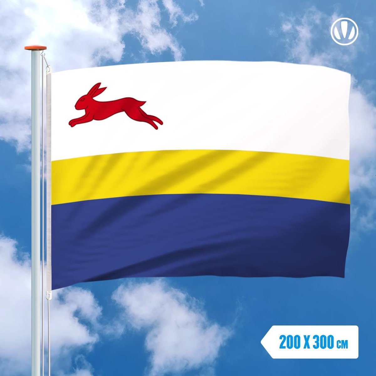 Vlag De Fryske Marren 200x300cm