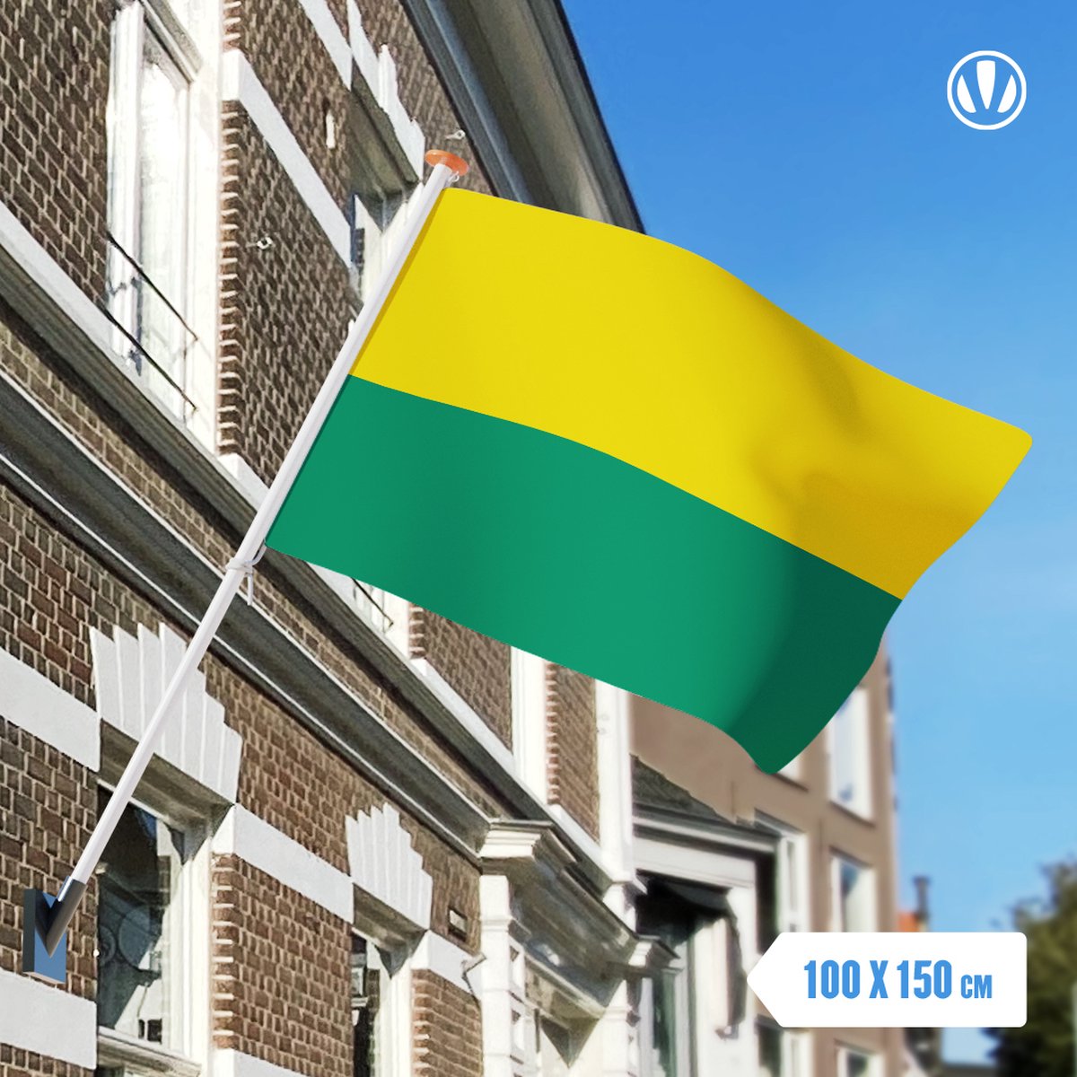 Vlag Den Haag 100x150cm