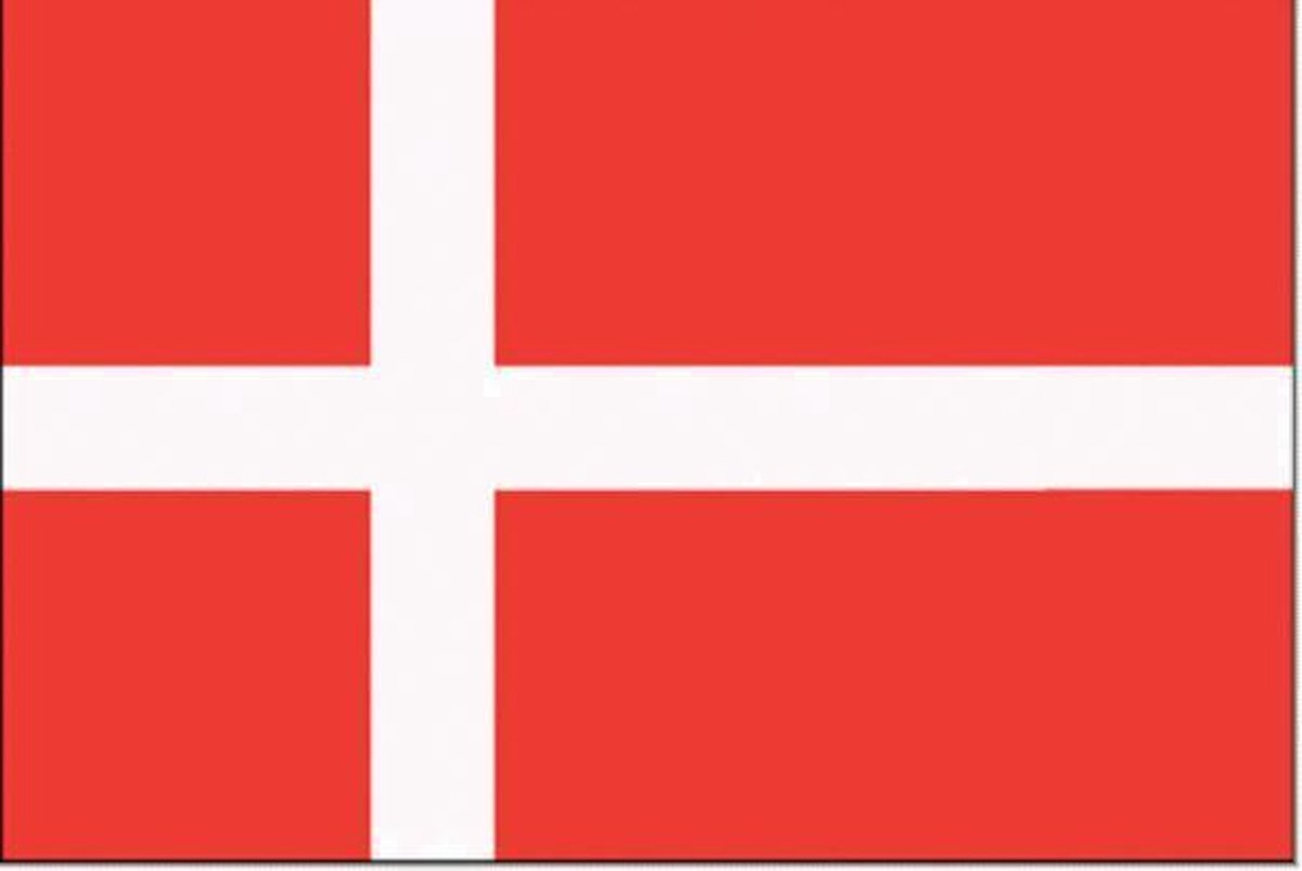 Vlag Denemarken 50x75cm