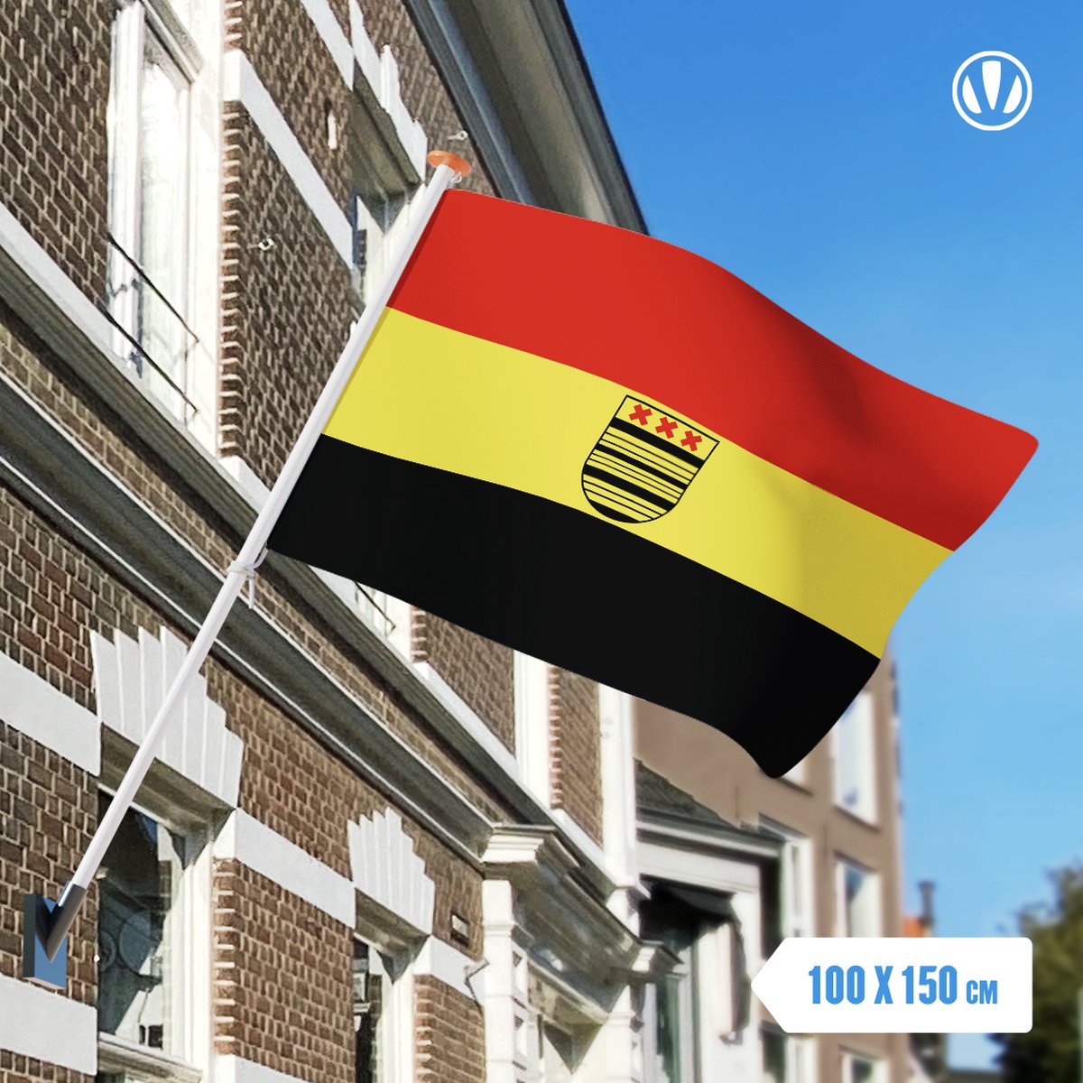 Vlag Deurne 100x150cm