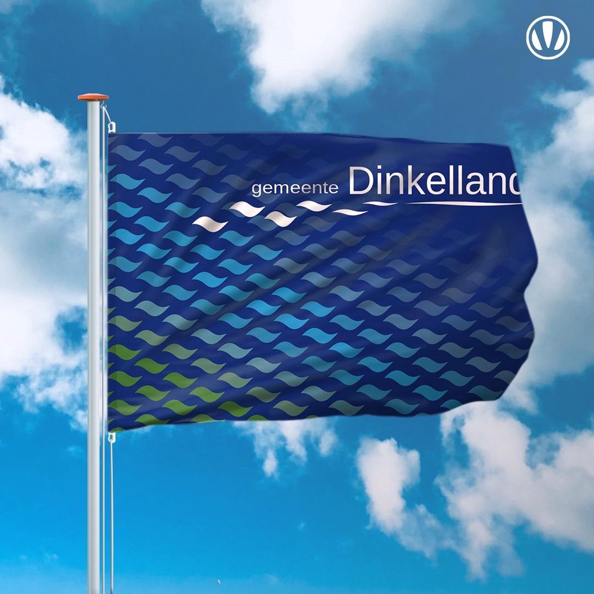 Vlag Dinkelland 150x225cm