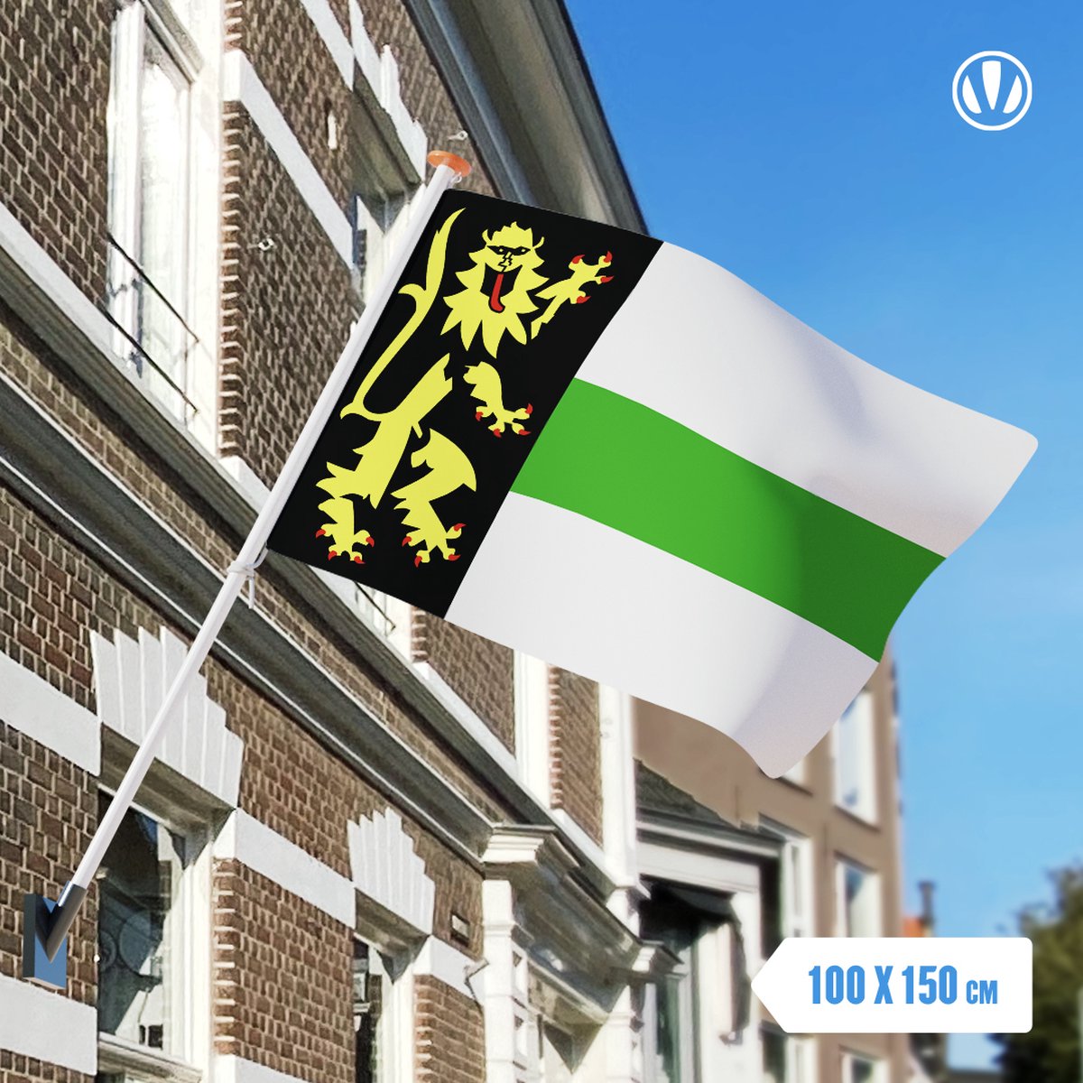 Vlag Druten 100x150cm