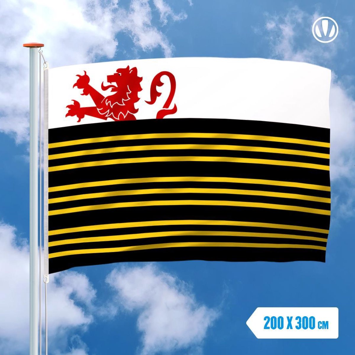 Vlag Eersel 200x300cm