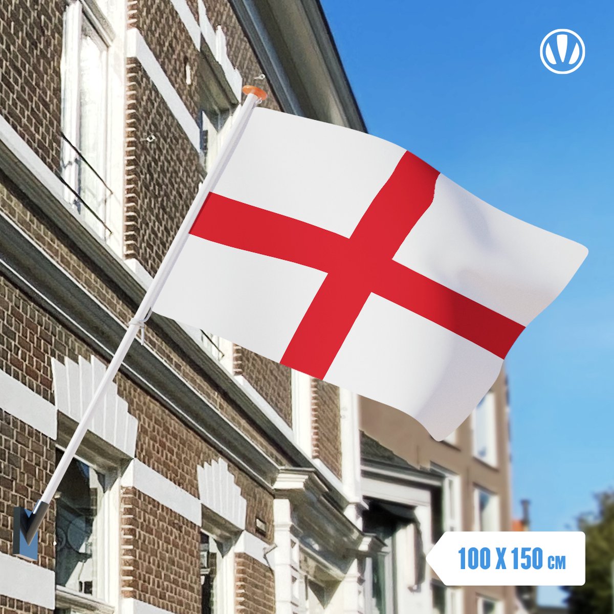 Vlag Engeland 100x150cm - Spunpoly