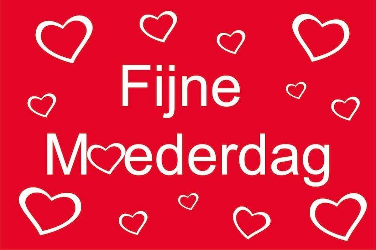 Vlag Fijne Moederdag 70x100