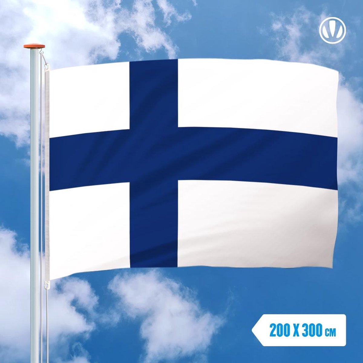 Vlag Finland 200x300cm