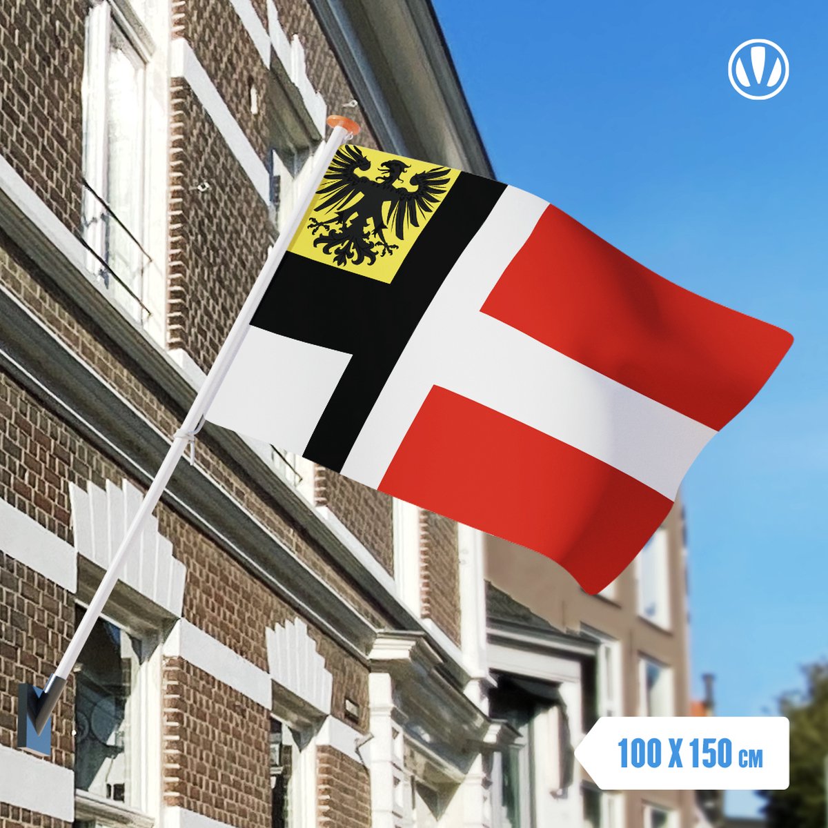 Vlag Gemert-Bakel 100x150cm