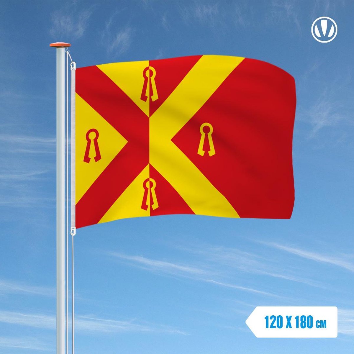 Vlag Gennep 120x180cm