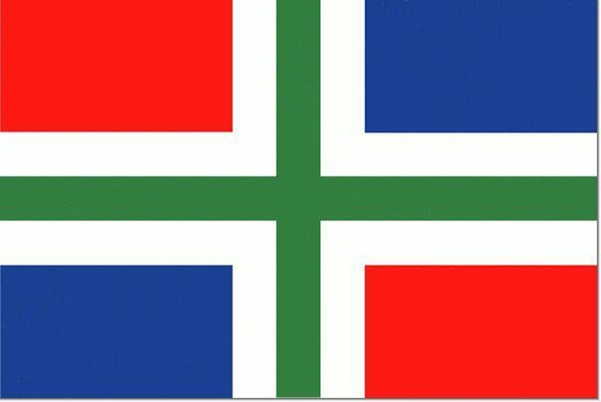 Vlag Groningen 150x225cm