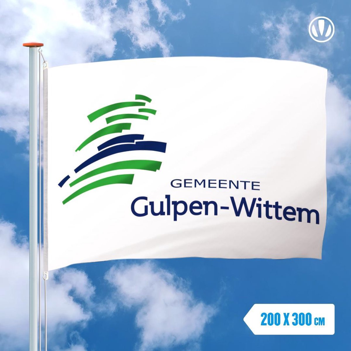 Vlag Gulpen-Wittem 200x300cm