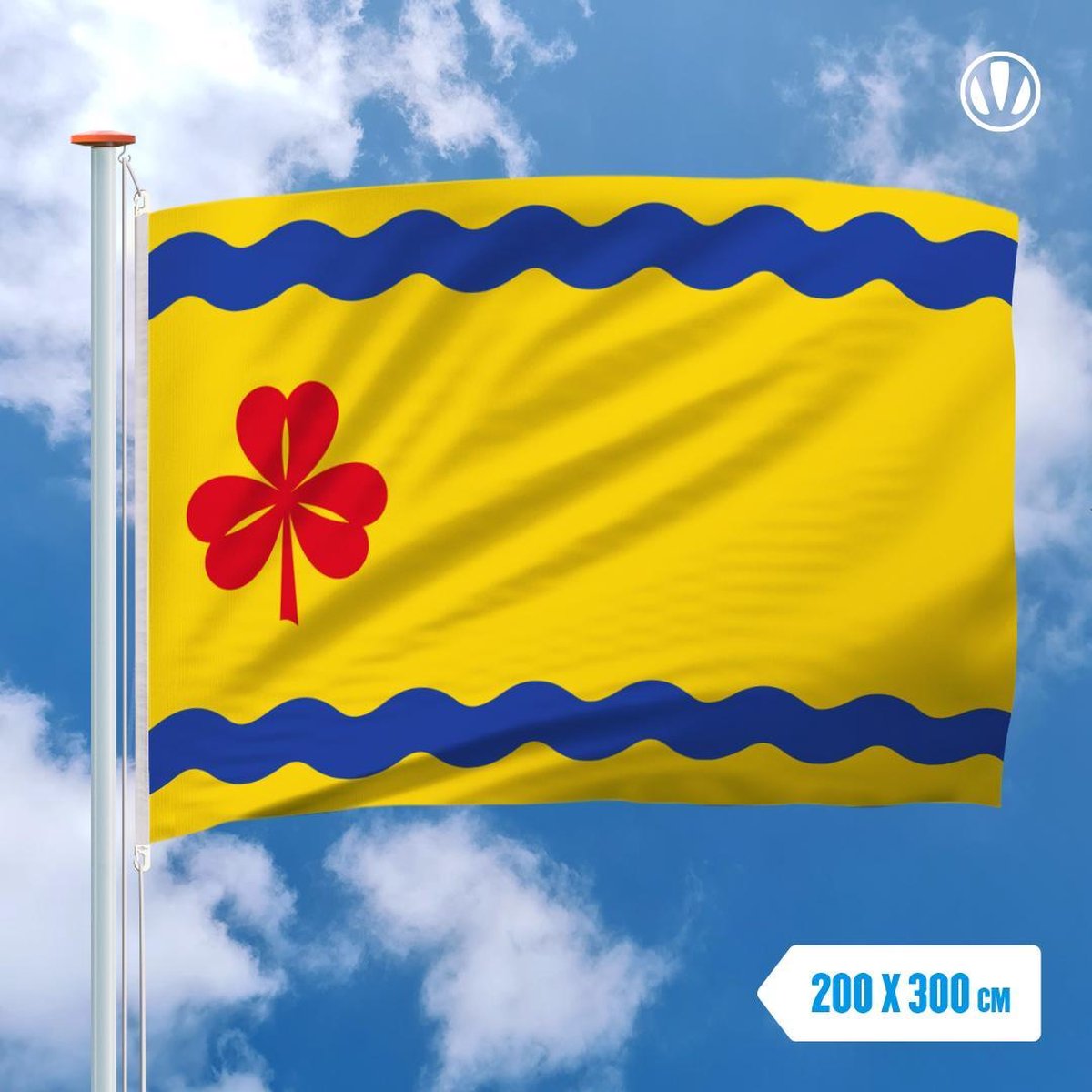 Vlag Hardenberg 200x300cm