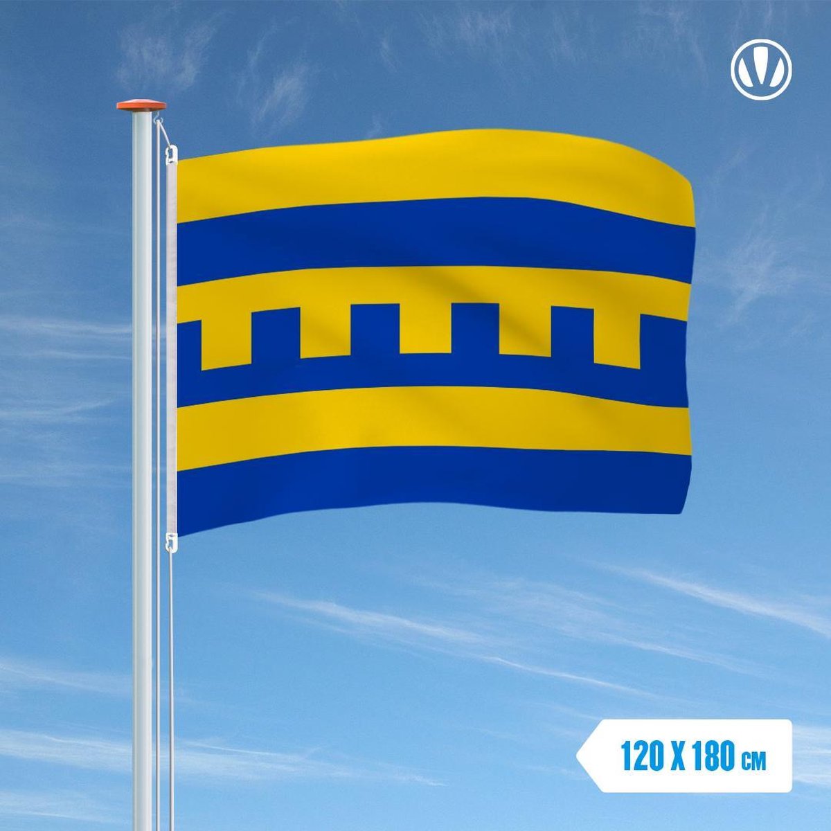 Vlag Harderwijk 120x180cm