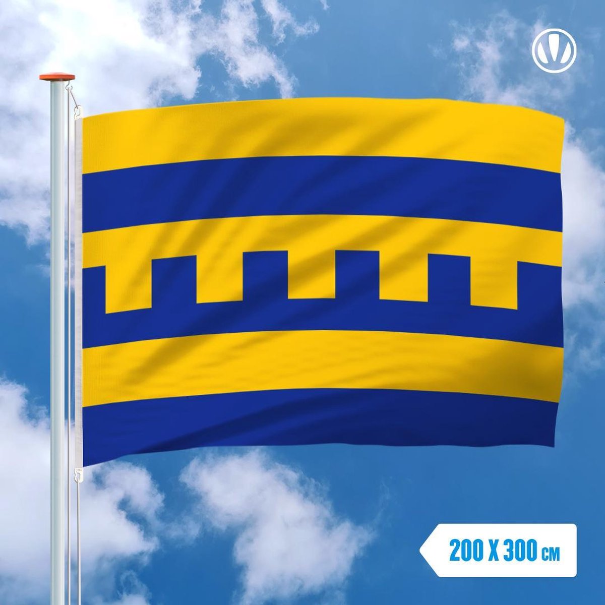 Vlag Harderwijk 200x300cm