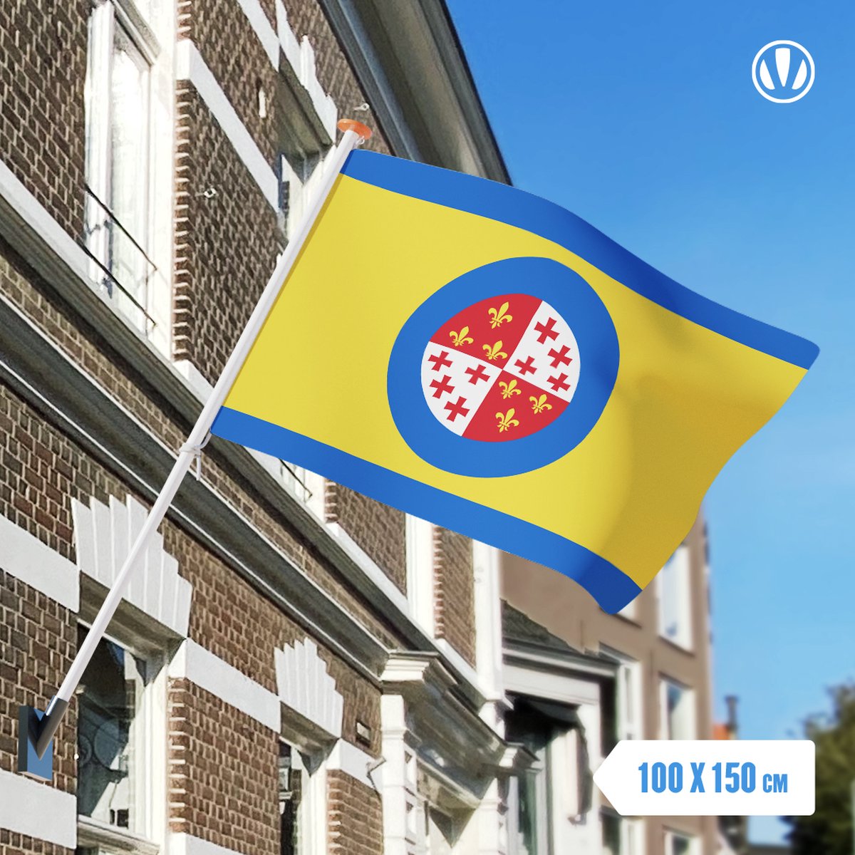 Vlag Harlingen 100x150cm