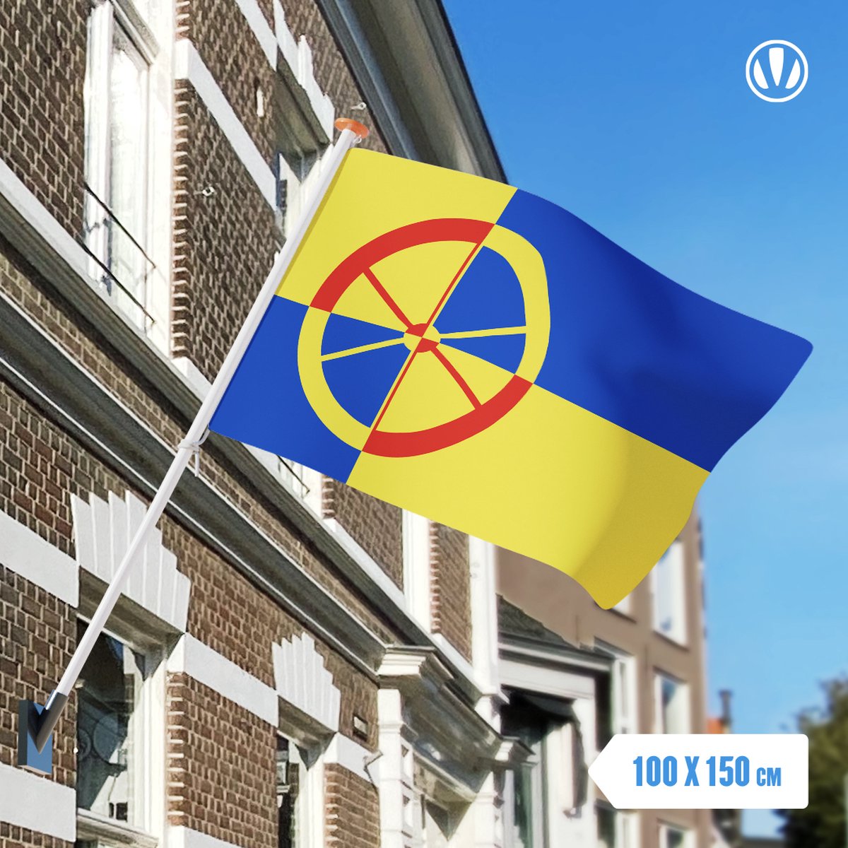 Vlag Heusden 100x150cm