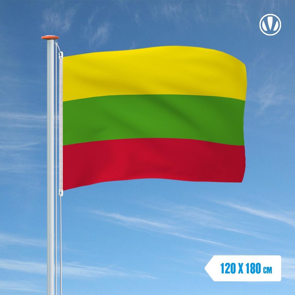 Vlag Hillegom 120x180cm