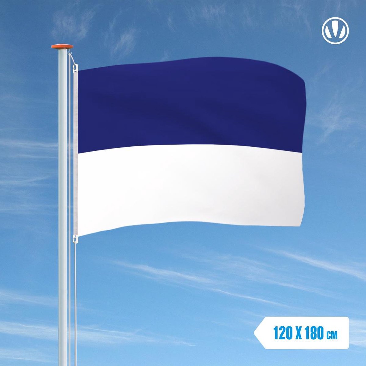 Vlag Hoogeveen 120x180cm