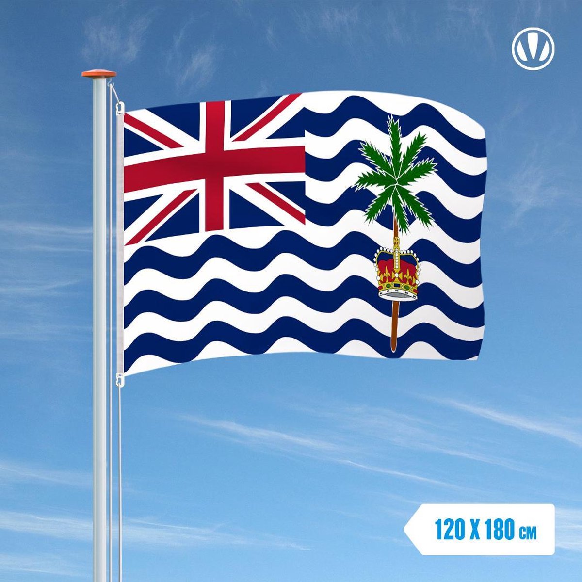 Vlag Indische Oceaan Federatie 120x180cm