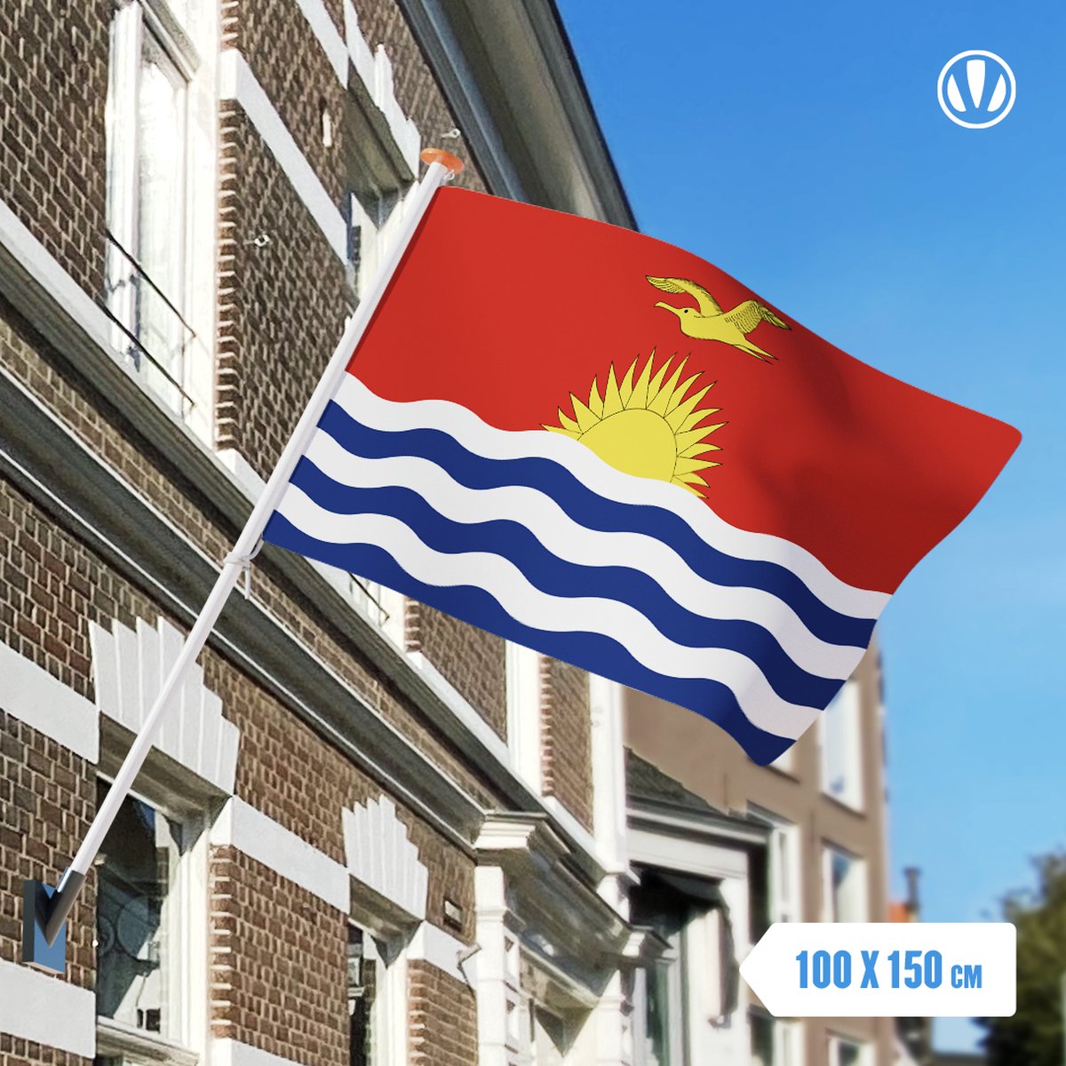 Vlag Kiribati 100x150cm