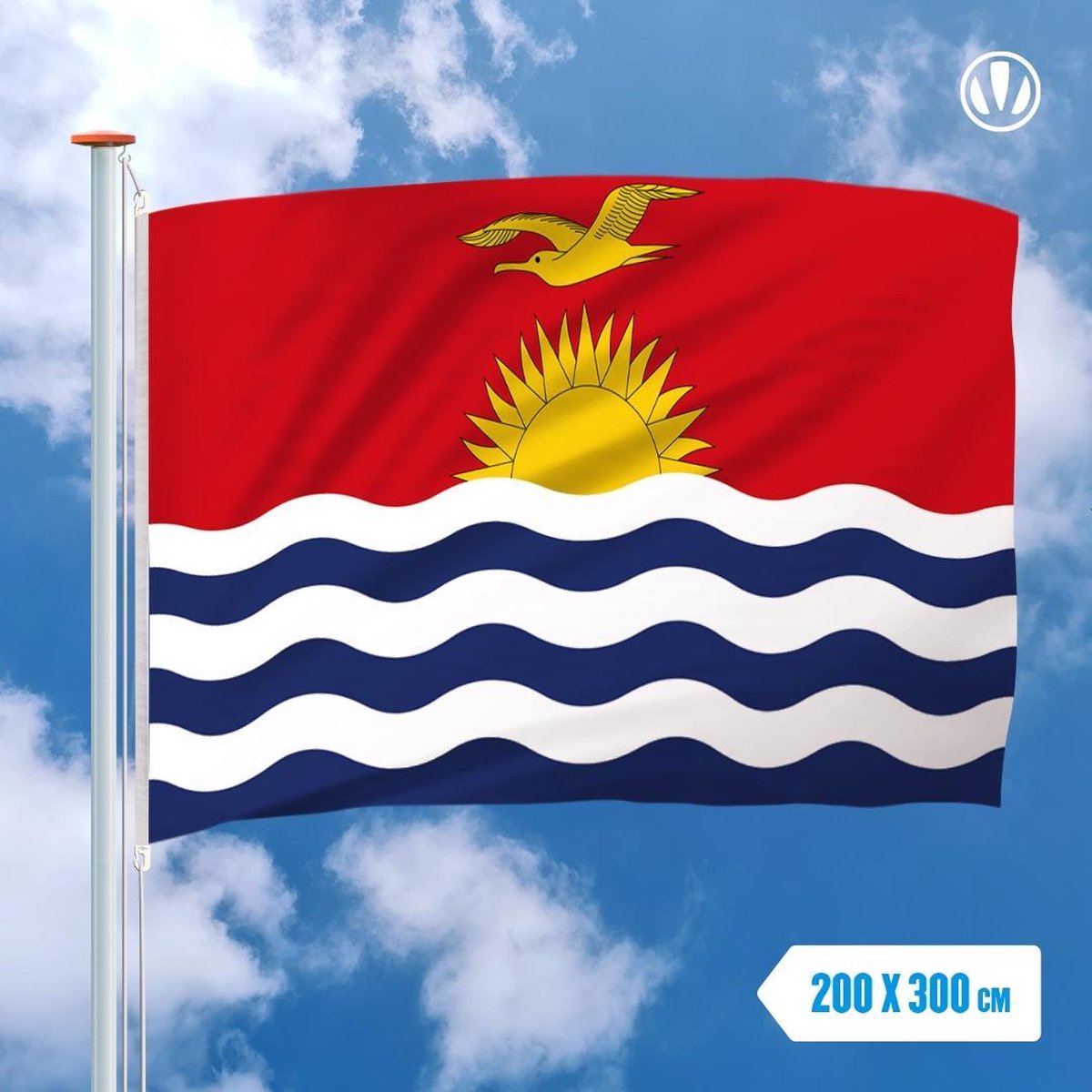 Vlag Kiribati 200x300cm