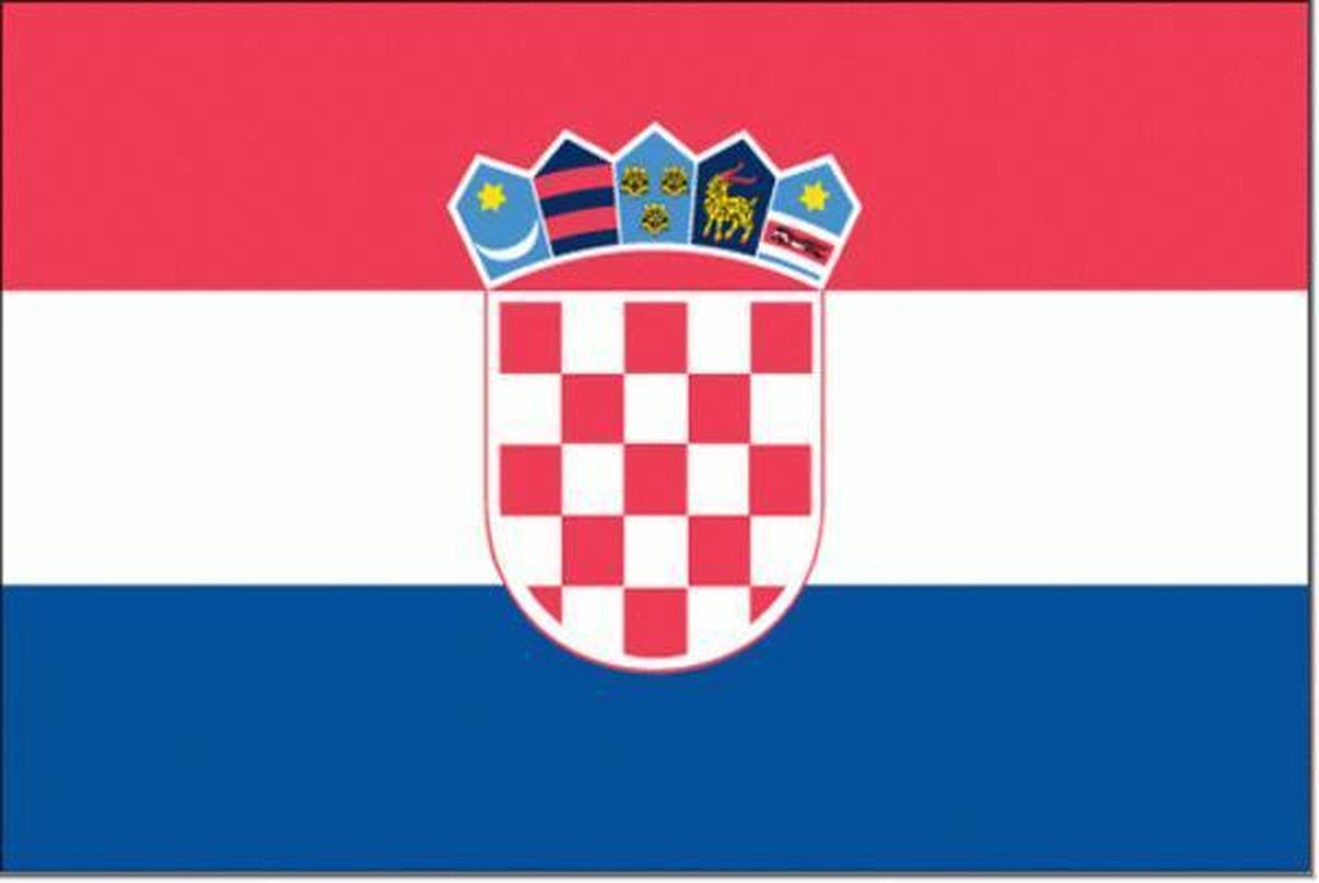 Vlag Kroatië 30x45cm