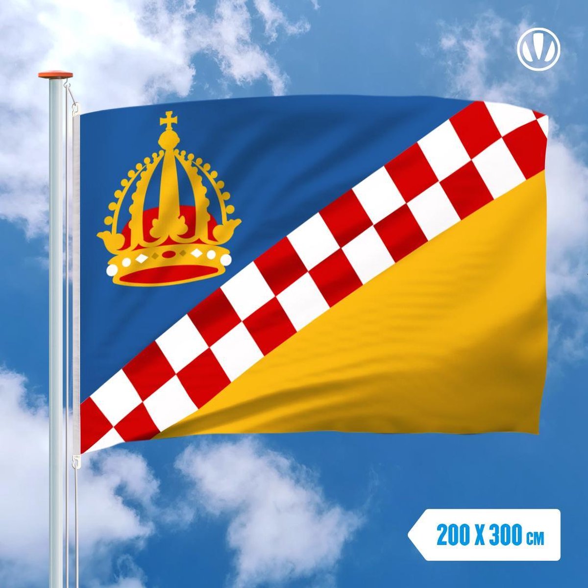 Vlag Lopik 200x300cm