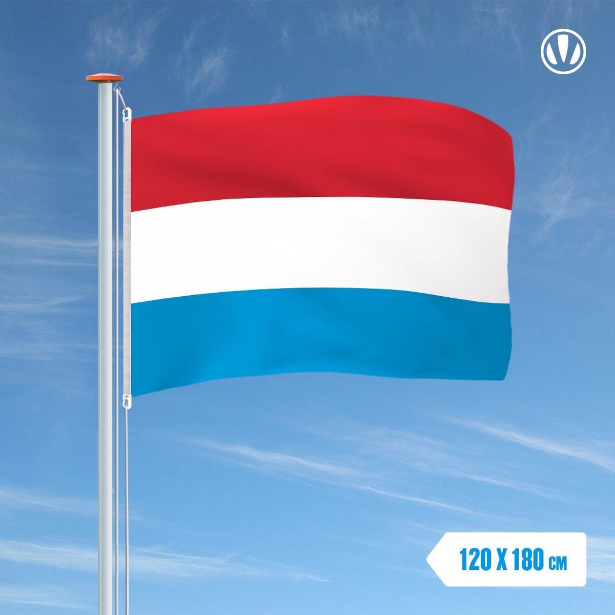 Vlag Luxemburg 120x180cm