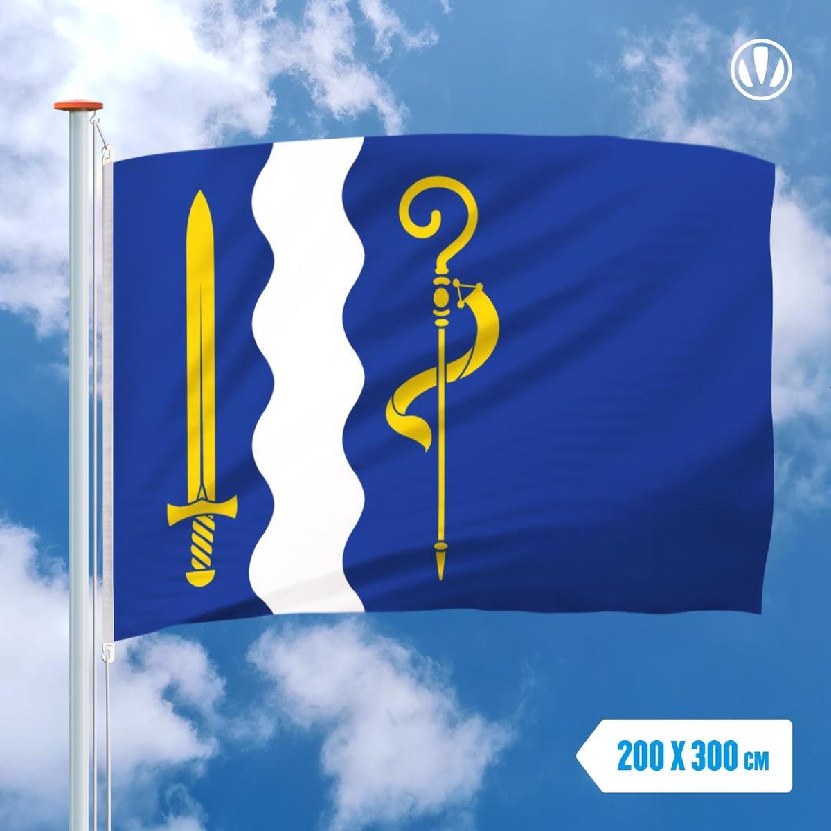 Vlag Maasgouw 200x300cm