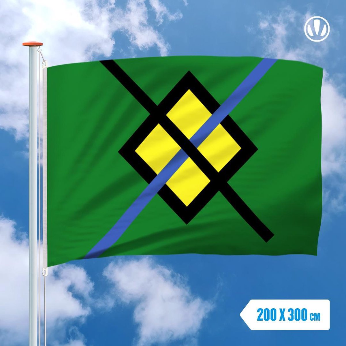 Vlag Nieuw-Vennep 200x300cm