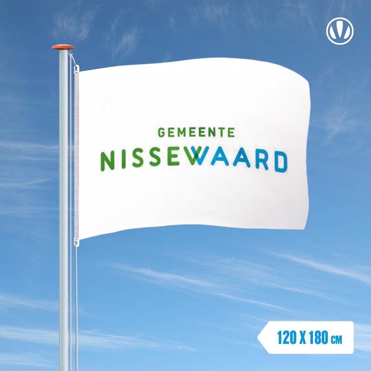 Vlag Nissewaard 120x180cm