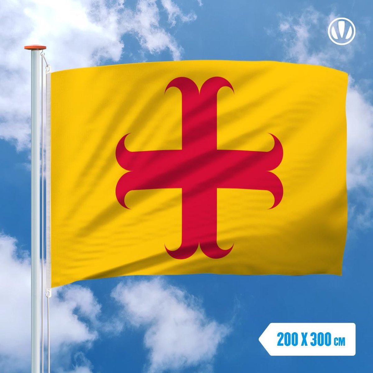 Vlag Oegstgeest 200x300cm