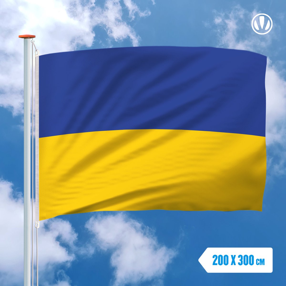 Vlag Oekraine 300x450cm XXXL